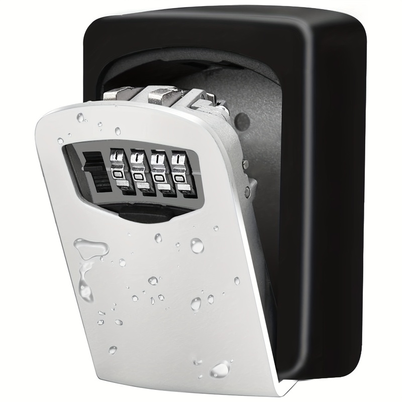 Home Security Box - Cassetta portachiavi a combinazione da parete,