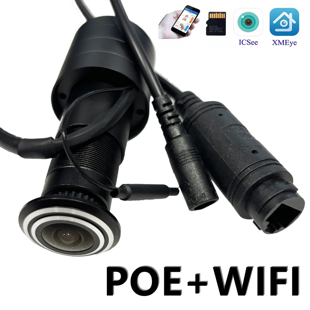 Home Security Front Door Camera - 1080P POE Audio HD Porta interna