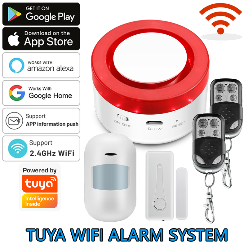 Sim Gsm Alarm - WiFi Tuya Sistema di Allarme Domestico