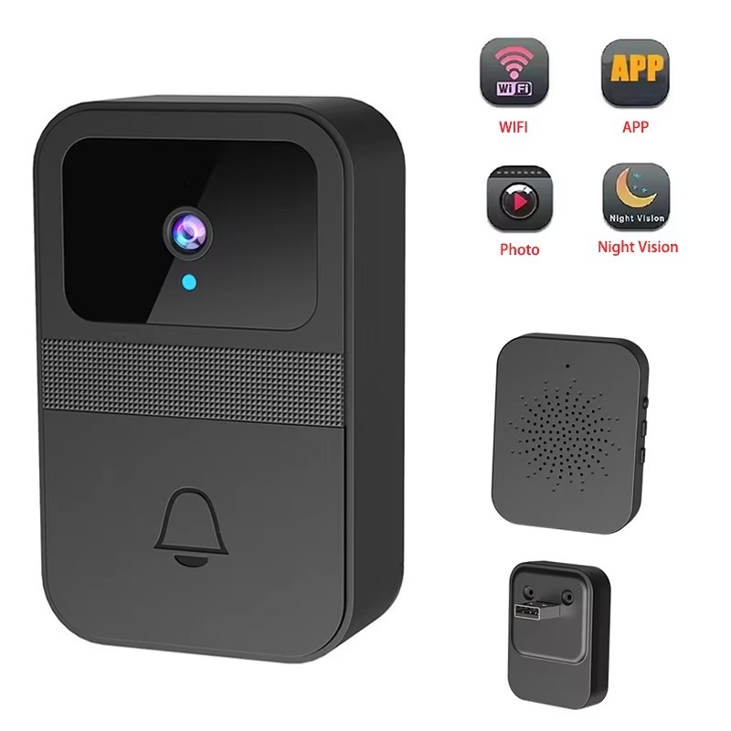 Home Security Front Door Camera - Campanello per porta con telecamera, foto,