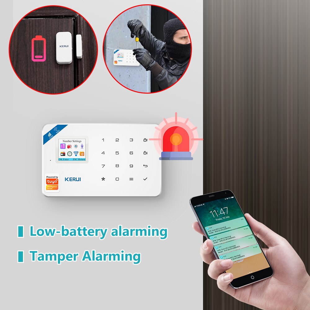 KERUI W181 Tuya Smart WIFI GSM - Home Security Front Door Camera recensione e prezzo