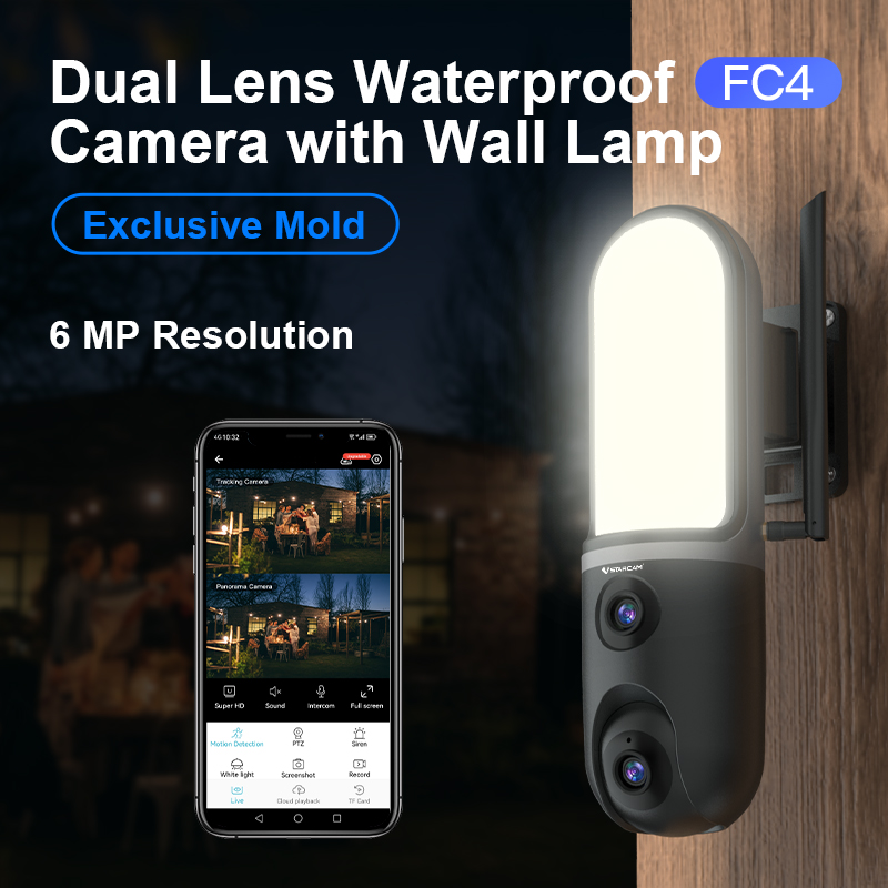 6MP O-Kam APP 5X Lampada da gi - Home Security Flood Lights recensione e prezzo