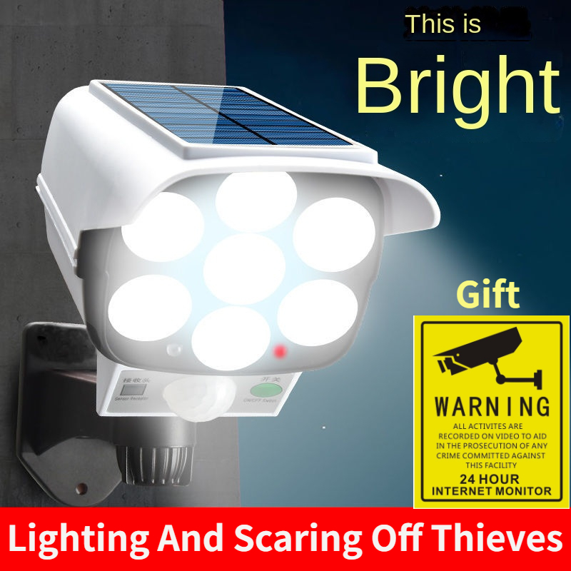 Luce solare esterna sensore di - Home Security Flood Lights recensione e prezzo