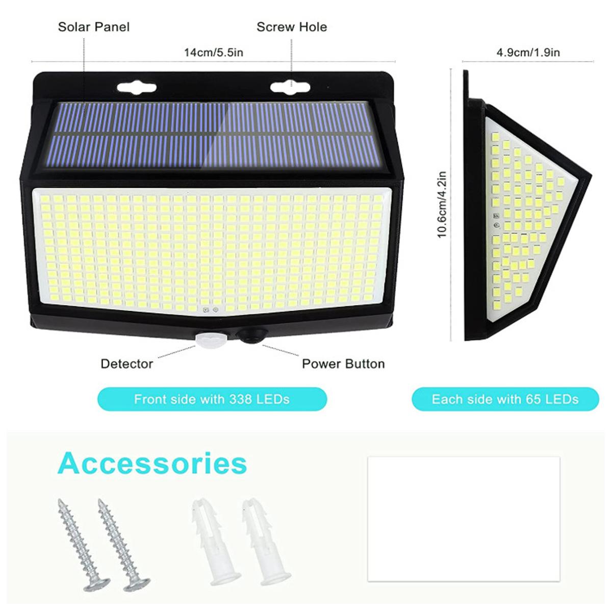 Lampada da parete a LED a 3 la - Home Security Flood Lights recensione e prezzo