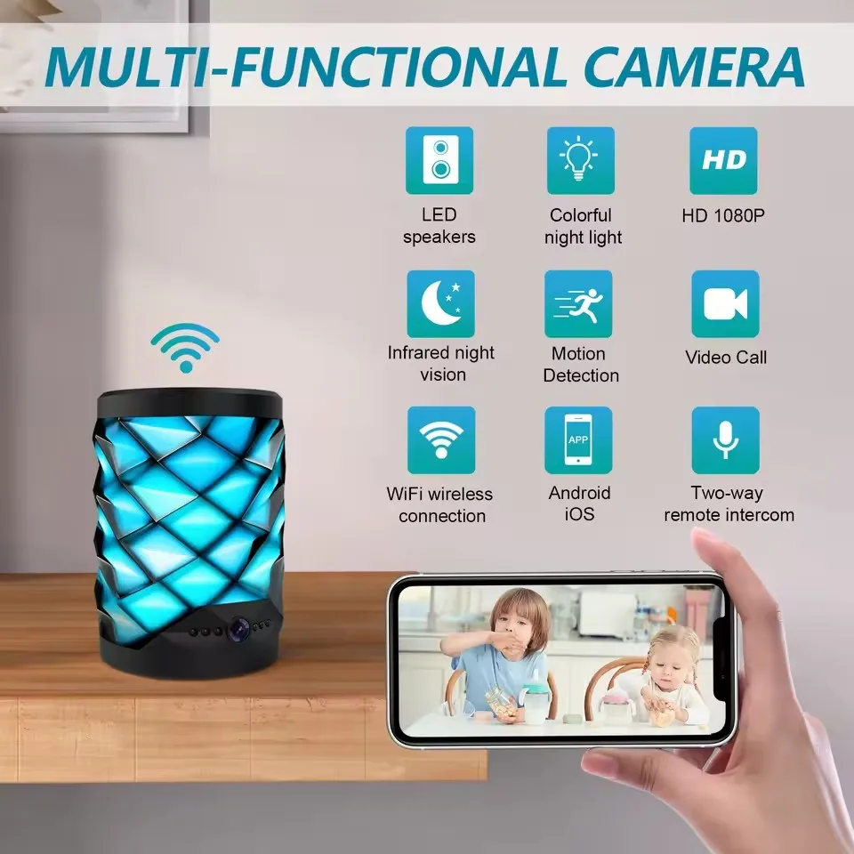 Mini Telecamera WiFi HD con Al - Home Security Flood Lights recensione e prezzo