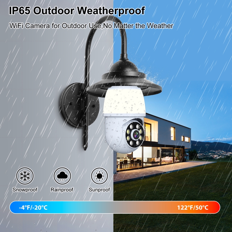 Telecamera IP Dome PTZ Wireles - Home Security Flood Lights recensione e prezzo