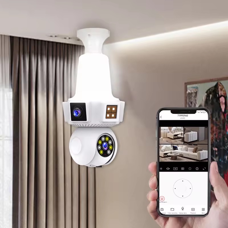 6MP V380pro APP Dual Lens Full - Home Security Flood Lights recensione e prezzo