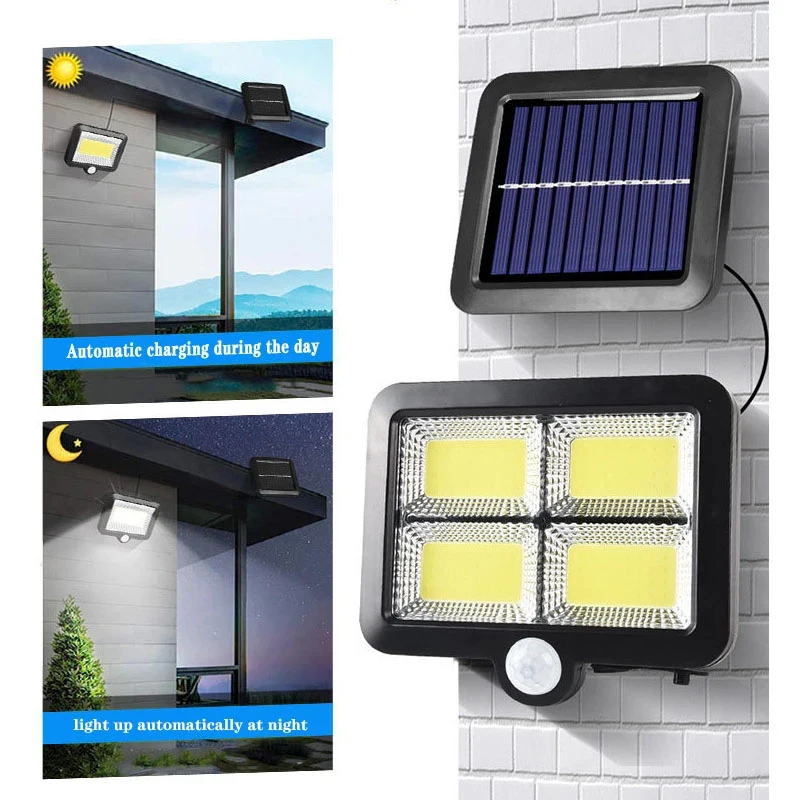 Lampada da parete a LED solare - Home Security Flood Lights recensione e prezzo