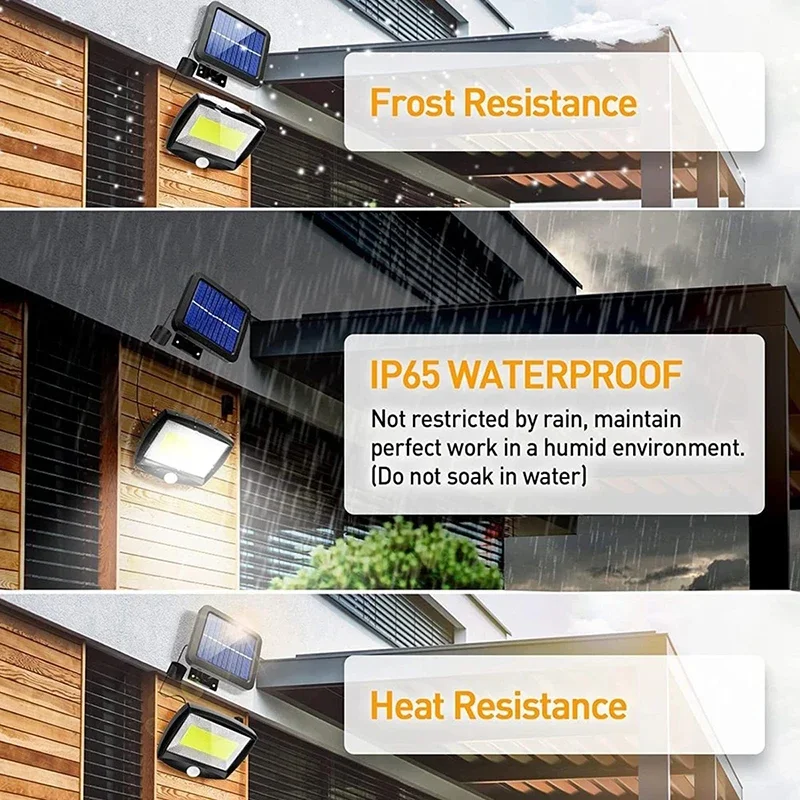 Lampada da parete a LED solare - Home Security Flood Lights recensione e prezzo