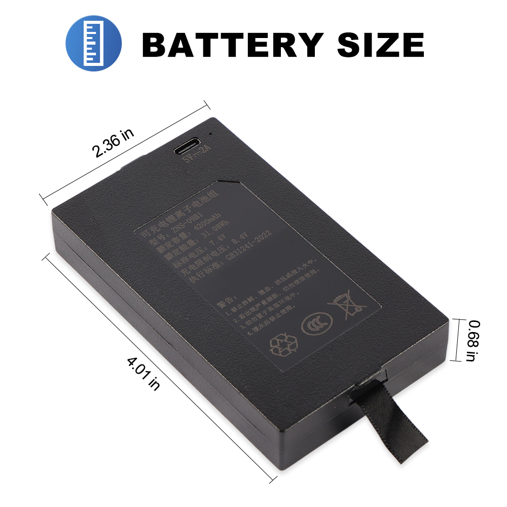 Batteria di ricambio ZNS-09B1  - Home Security Battery Replacement recensione e prezzo