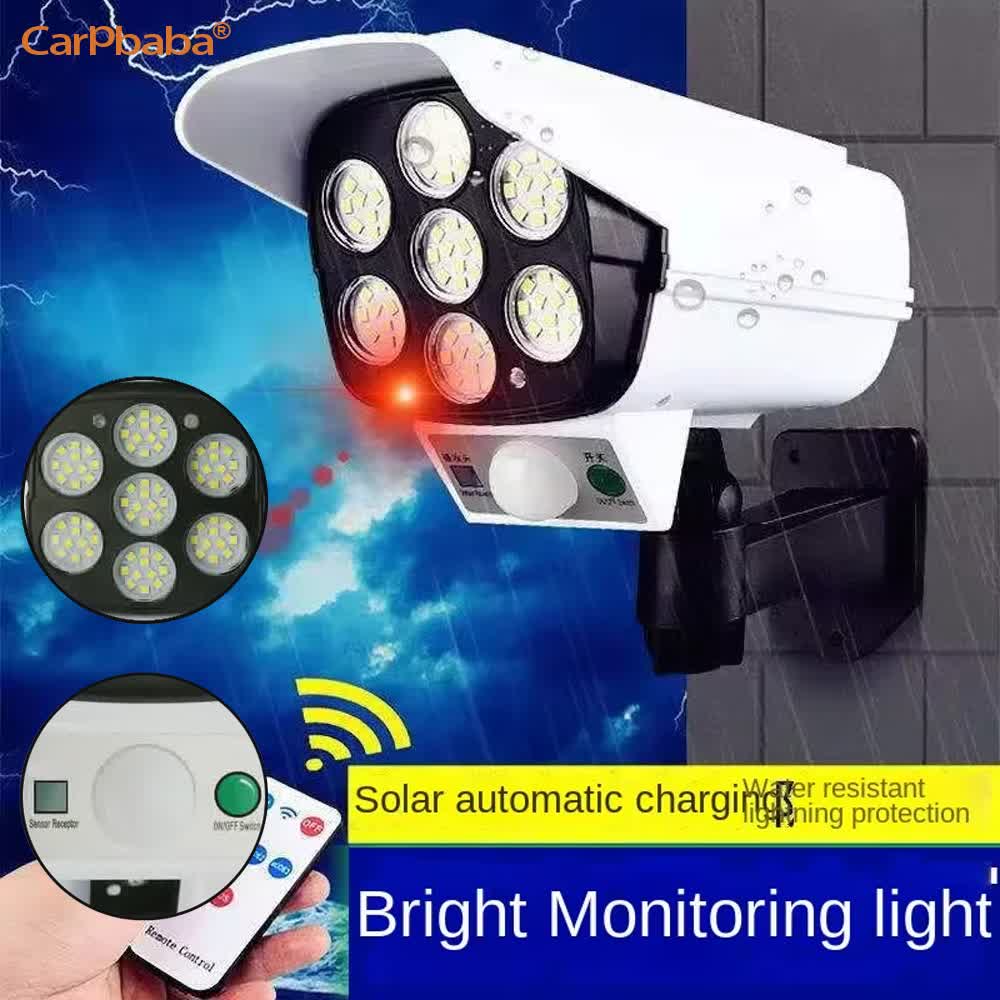 Luce solare esterna Sensore di - Home Security Flood Lights recensione e prezzo